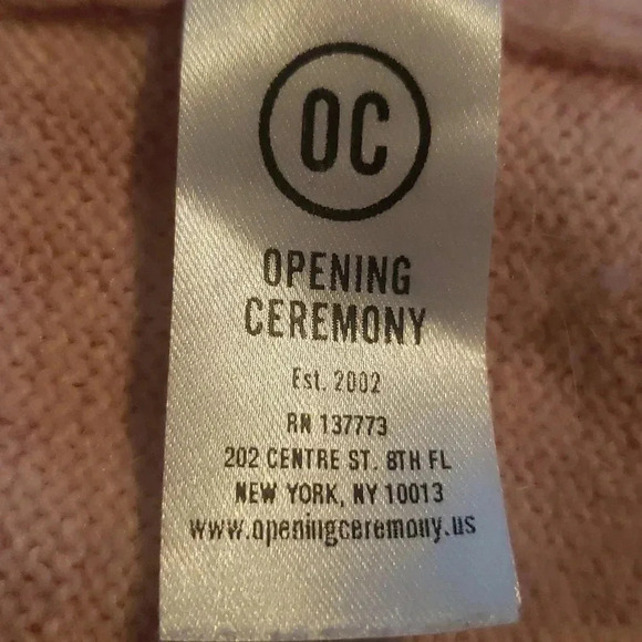 Pink Rose Angora Cozy Wool Cheetah Soft Stretch Pullover Sweater Small - Picture 5 of 8